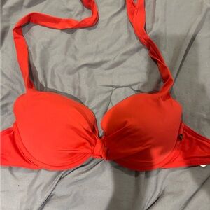 La Vie En Rose Red Bikini Top